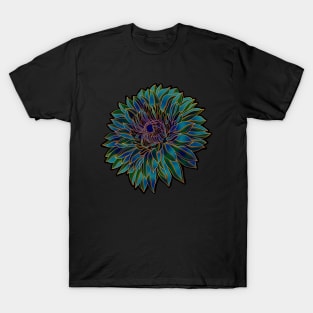 Colorful Chrysanthemum flower T-Shirt